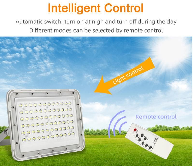 High Quality Ultra Bright Outdoor Factory Price IP65 Energy Saving SMD Waterproof Solar Flood Lights