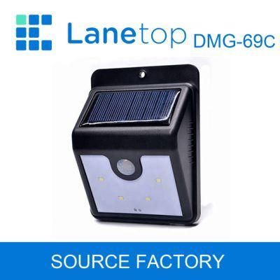 4LED Garden Waterproof Solar Light PIR Sensor Outdoor Wall Lamp