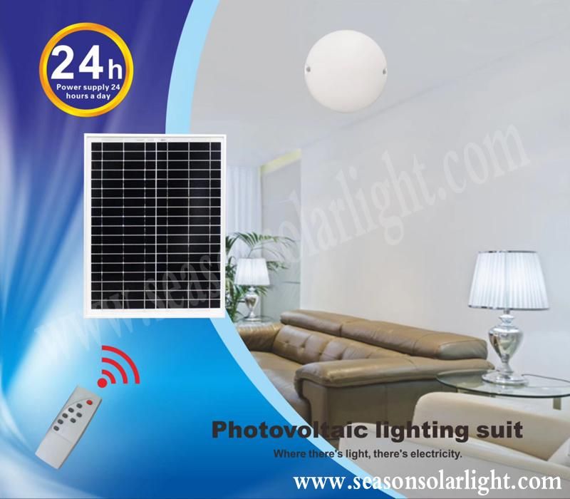 New Style Solar Lamp 25W Solar Home Lighting with LED Ceiling Light