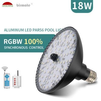 AC100-240V RGBW 100% Synchronous Control LED PAR56 Swimming Pool Light