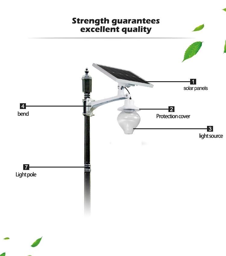 Home Garden Park Lighting 15W 3030 LED Chips Solar Light