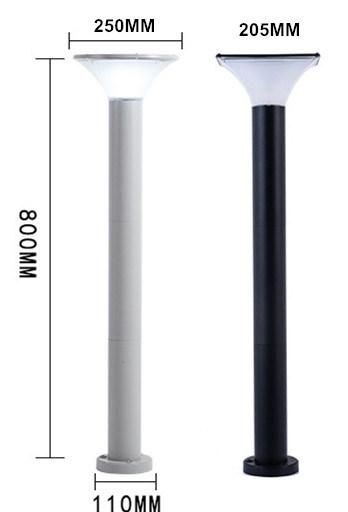 Aluminum Auto on /off Solar Power LED Garden Lawn Lamp