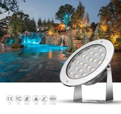 16 Years Manufacturers 24W Warm White Energy Efficiency Requirements LED Underwater Pool Lights