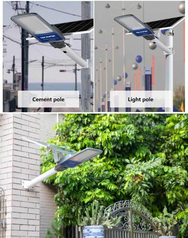 60 Watt IP65 SMD Outdoor Garden Road Waterproof All in One LED Integrated Solar Panel Energy Powered Street Lighting with Lithium Battery
