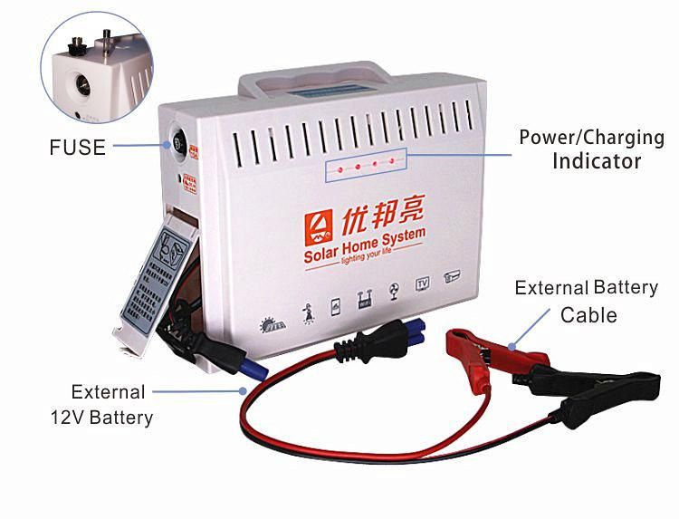 220 V120W High Power Muntifunction Solar Lighting System