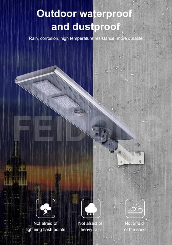 High Quality Durable New Design Integrated All in One Unique LED Solar Street Light