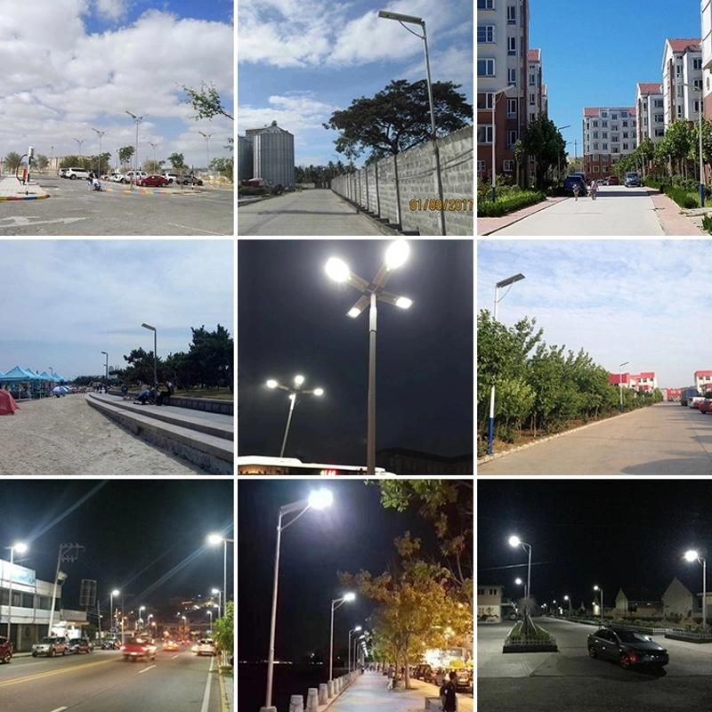 Lithium Battery Lamp 100W Outdoor CE RoHS Automatic Lighting New Design All in One Integrated LED Solar Street Light Outdoor