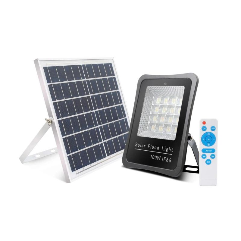 Die-Casting Aluminum Outdoor Lighting LED Lights 100W 150W 240W Solar Lamp LED Street Light Powered Solarlight All-in-One 6000K CCT LED Solar Light