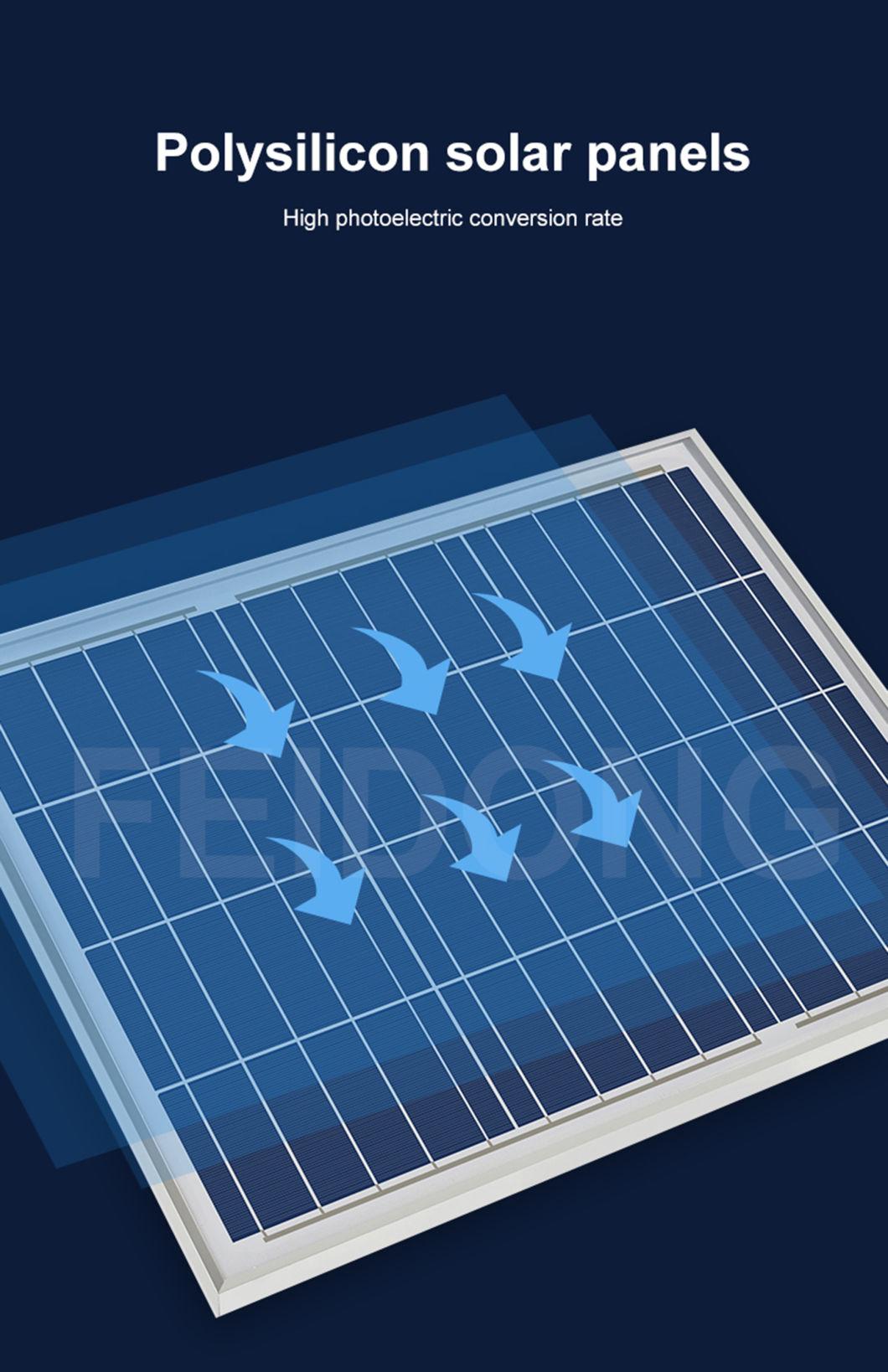 LED Battery Panel Lithium Separate Mini Cell Powered Energy Commercial Solar Street Light
