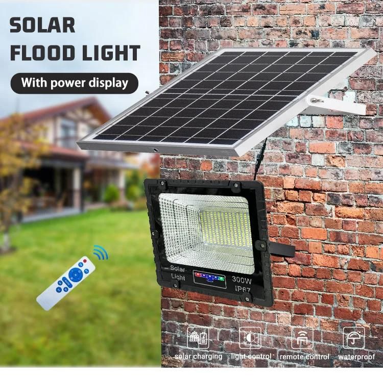 Haoxintai Aluminum Shell Solar Floodlight 100W 200W 300W 400W 500W Solar LED Flood Light