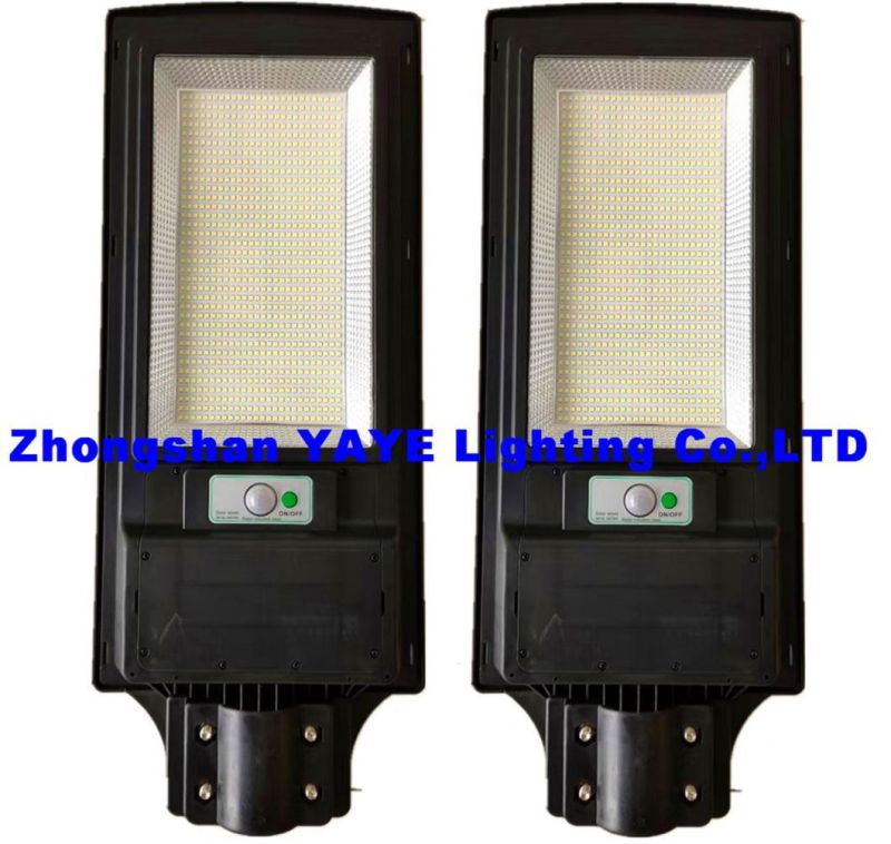 Yaye 2021 Hot Sell Good Price High Quality 150W Outdoor LED Solar Street Lighting with Control Modes: Light + Timing + Rador Control / Remote Controller