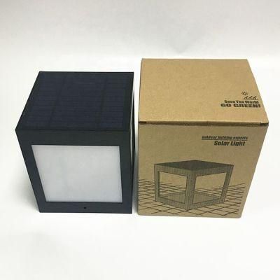 Solar Post Lamps Solar Outdoor Wall Lights with High Power Solar LED Lighting and Bigger Solar Panels
