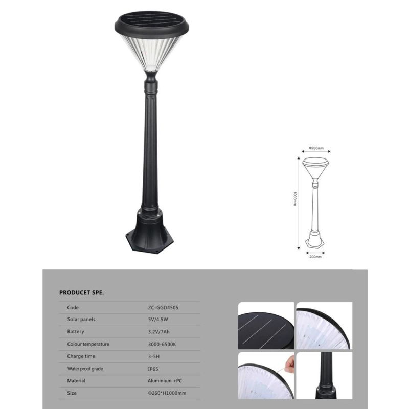 LED Garden Lights Wholesale Promotion New Solar Lights Series Solar Lamp Post