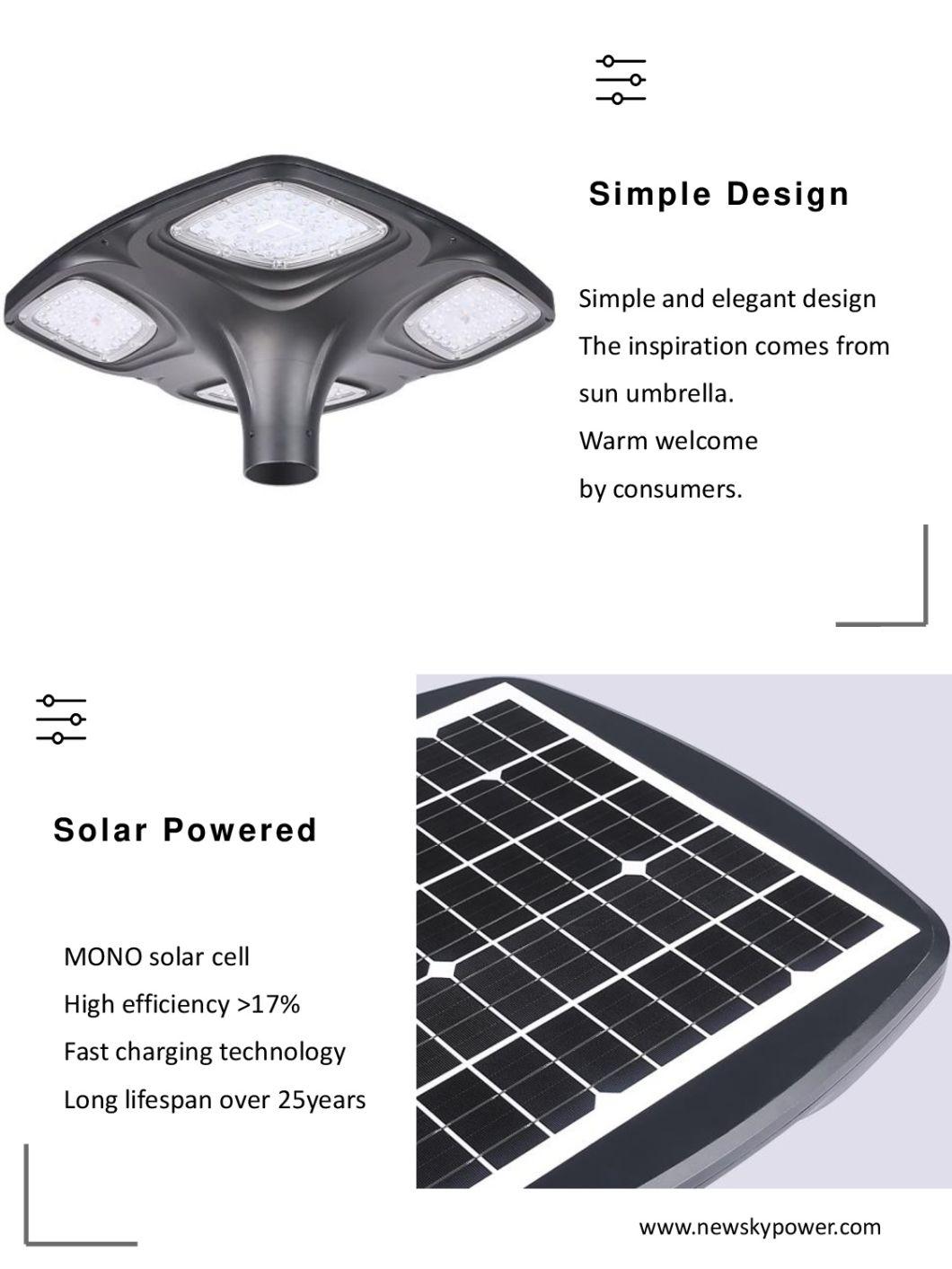 China Suppliers. Energy-Saving IP65 Waterproof High Brightness and Environmentally Friendly Auto-Sensing LED Solar Courtyard Floodlight Solar Garden Light