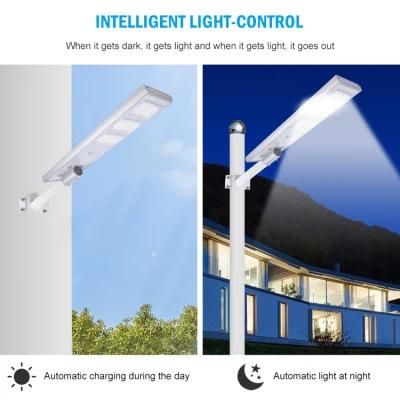 Integrated Outdoor 40W 50W 60W 90W 100W 120W 150W 200W All in One Price LED Solar Power Street Light with Solar Pane