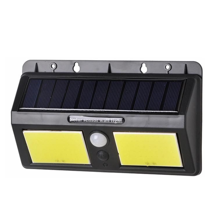 New Design Outdoor Wall Lamp COB LED PIR Motion Sensor Garden Wall Solar Light