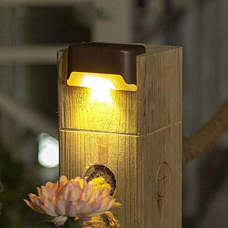 Solar Lights Solar Step Lights Outdoor Waterproof LED Solar Power Garden Light Lamp Decoration for Patio Stair Garden Yard Fence