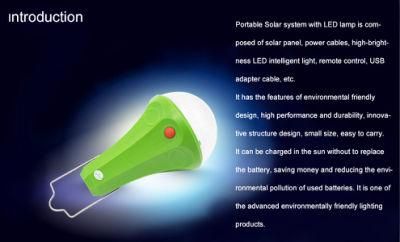15 Life The Durable Solar Ligths Global Sunrise 5200mAh 20W/5V 3PCS 3W LED Bulbs Portable Solar Power System