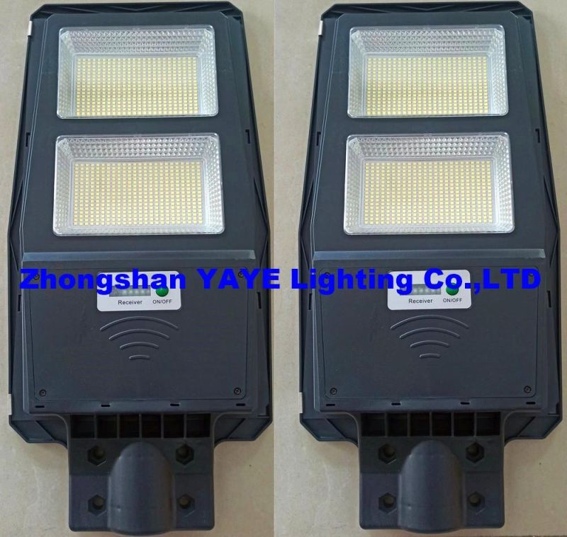 Yaye Hottest Sell Factory Price High Quality 300W Sensor Solar LED Street Road Garden Wall Lighting with 500PCS Stock/ Remote Controller (YAYE-22SLSL300WC)