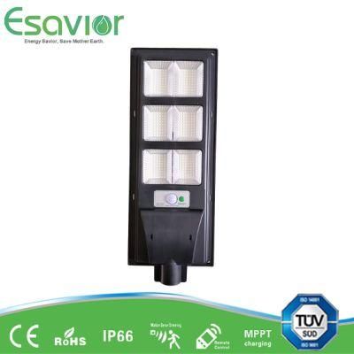 Esavior Solar Powered 90W All in One Integrated LED Outdoor Solar Street/Road/Garden Light with Motion Sensor