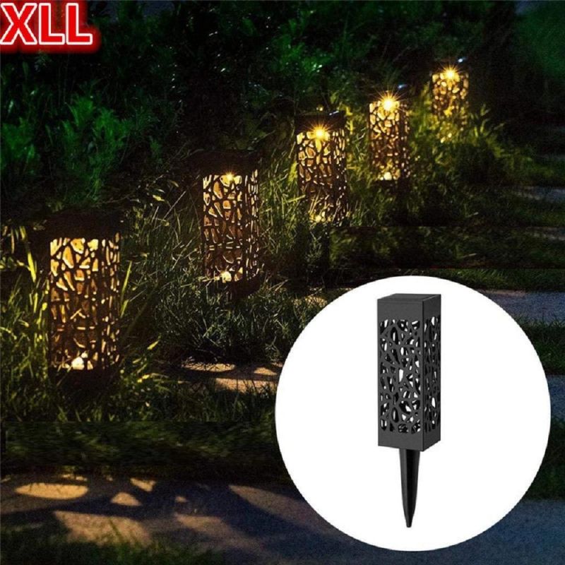 LED Solar Lamps for Yard, Terrace, Villa, Lawn Walkways, Solar Garden Lamp, Outdoor Lawn Lamps, Solar Garden Lights IP65 Waterproof, Warm White Wyz17912