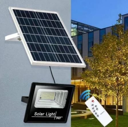 China Solar Manufacturer Factory 40W LED Outdoor Street Flood All in One LED Motion Sensor Flood Lights Solar System LED Solarlight Outdoor LED Solar Light