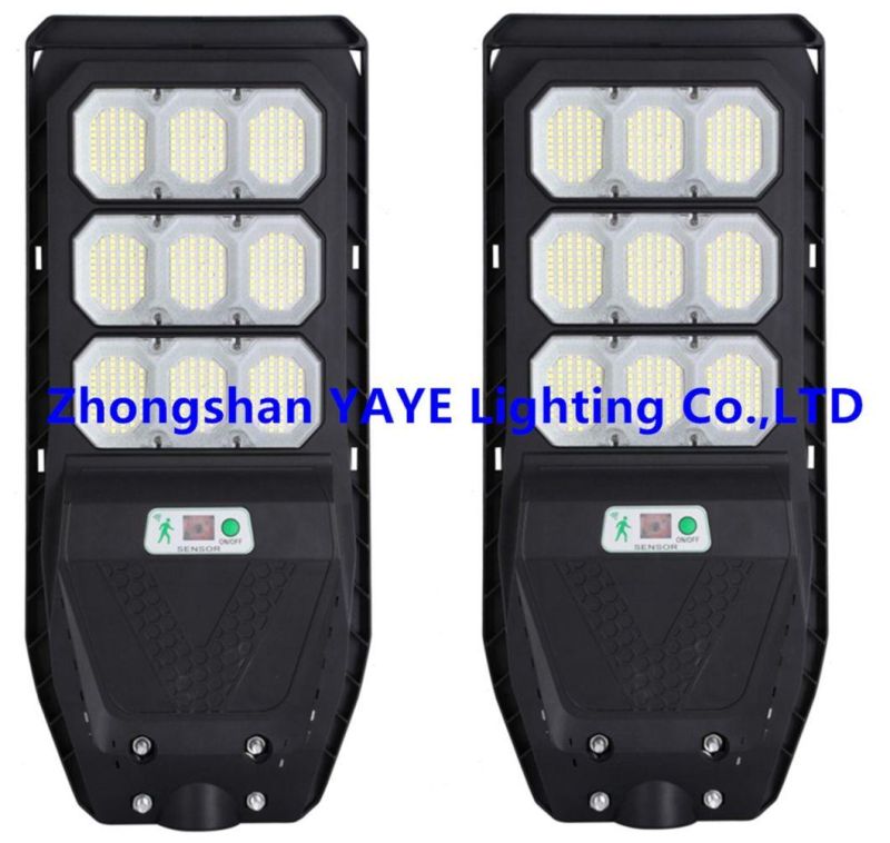 Yaye Hottest Sell 300W All in One Solar Street Light with Remote Controller/Radar Sensor/ 1000PCS Stock / 3 Years Warranty