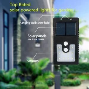 10 LED Battery Powered Solar Motion Sensor Wall Light Garden Yard Lamp Outdoor Waterproof Solar Motion Sensor Light