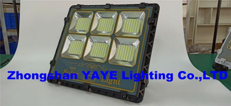 Yaye 2021 Hot Sell Outdoor 300W Solar LED Floodlight (Avaialble Watt: 50W/100W/150W/200W/300W/400W)