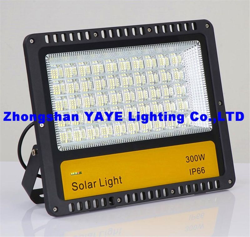 Yaye 18 Hot Sell Good Price 300W Solar LED Garden Flood Lawn Light Solar with Remote Controller