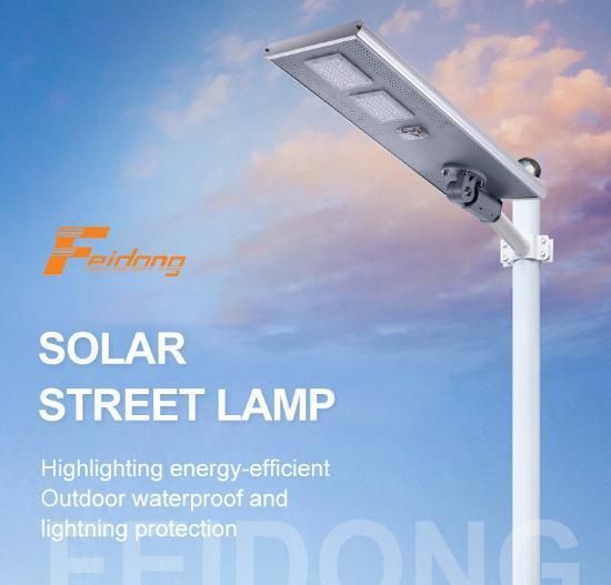 High Quality Durable IP65 Rainproof with Remote Outdoor Lighting Solar LED Street Light