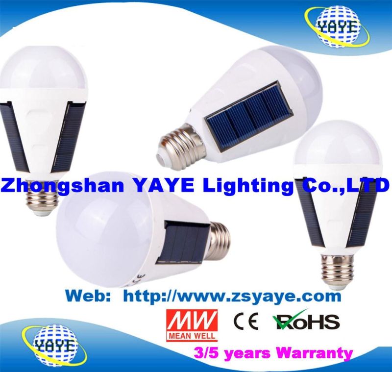 Yaye 18 Top Best Sell High Quliaty E27 Solar Smart 7W/12W LED Bulb Light with 2 Years Warranty