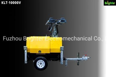 Diesel Generator Mobile Tower Light with Yanmar Kubota and Porkins Power