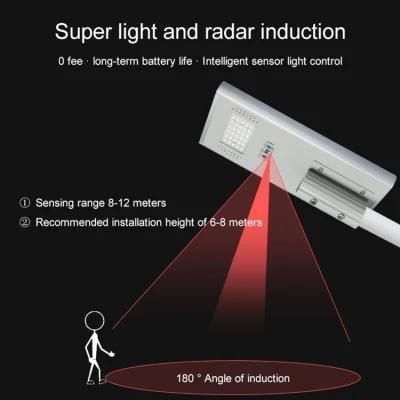 Outdoor Waterproof IP65 50W 100W 150W 200W All in One Solar LED Street Light