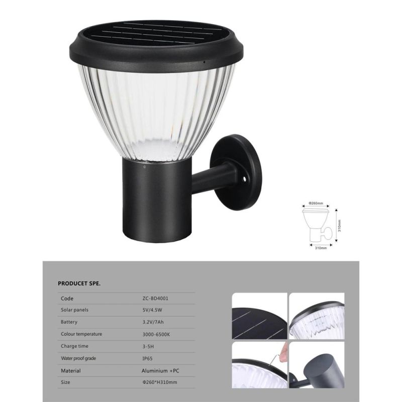 Best Seller 3rd Gen Solar Lights Outdoor 2 in 1 Landscape Lighting Wall Light