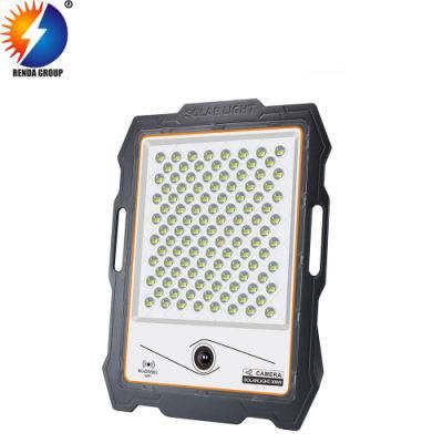 200W Solar Energy Saving LED Lighting IP67 Flood Light with CCTV