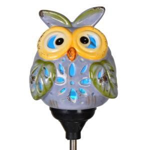 Solar LED Hand-Painting Ceramic Garden Pluggable Unit