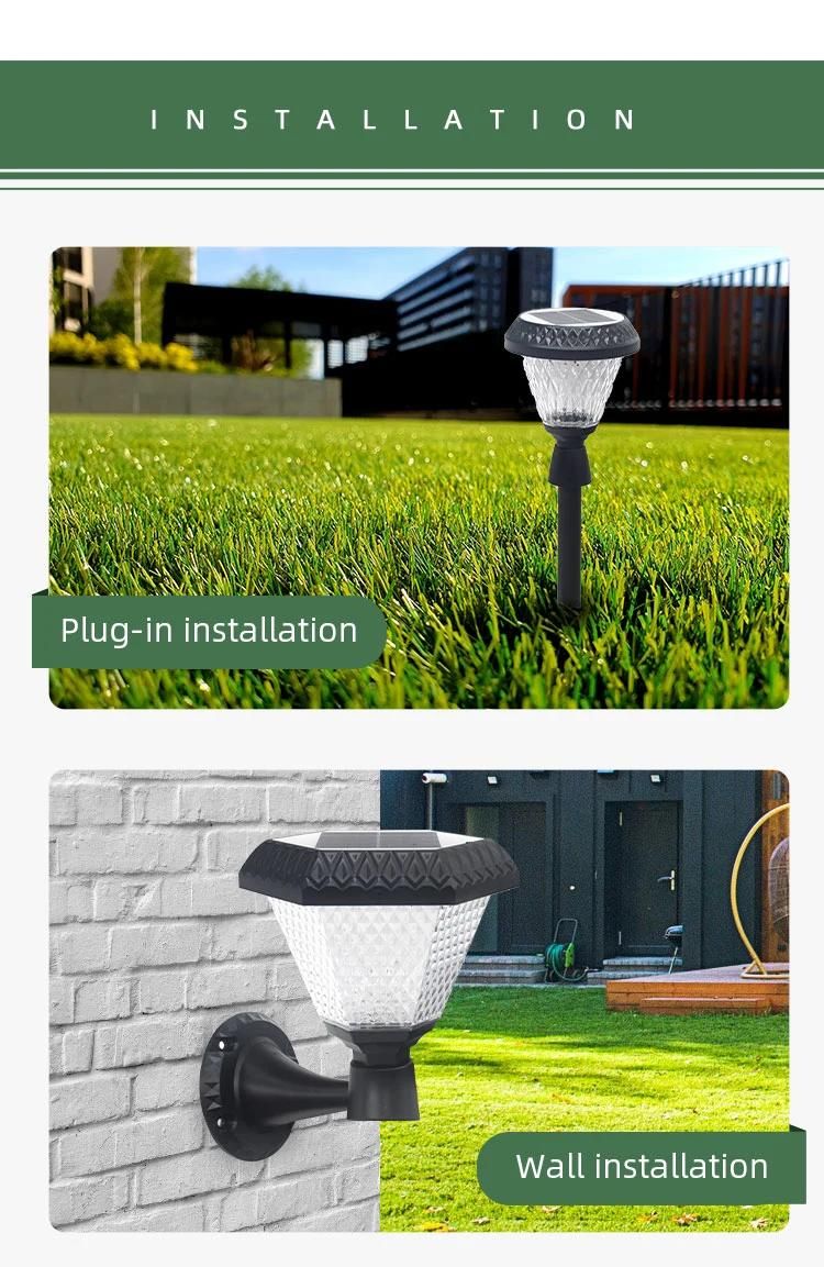 Solar Garden Lights Outdoor Waterproof Landscape LED Path Light Solar Lawn Light