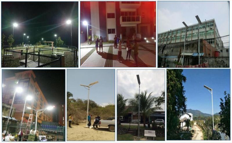 Commercial Landscape All in One Integrated Solar Powered LED Street Lighting