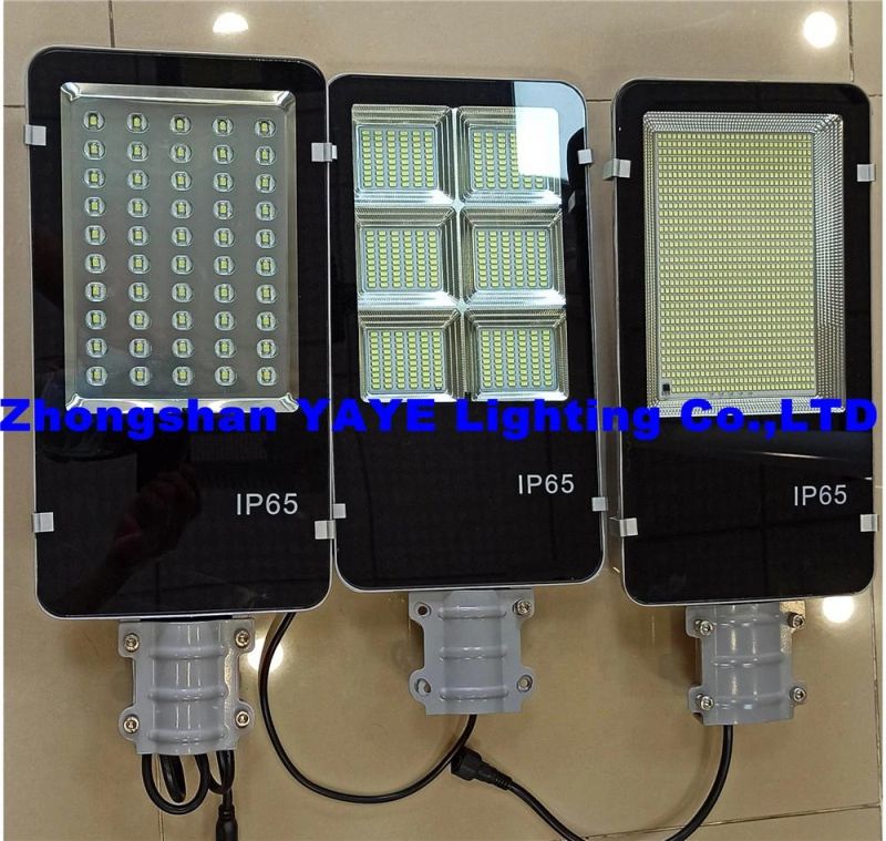 Yaye 18 Hot Sell Waterproof SMD 200W/300W LED Outdoor Solar Street/Road/Garden Light with Panel and Lithium Battery