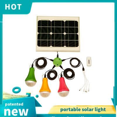 Solar Power System for House Lighting and Phone Charging