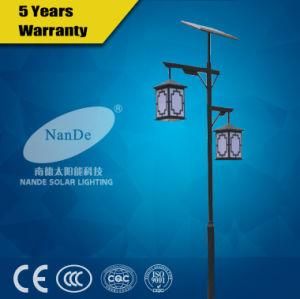 Solar Garden Lights with Aluminium Alloy Lamppost LED