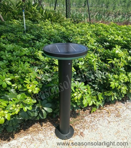 Outdoor Garden LED Lighting CE Alu. Material 5W Solar Bollard Light with Bright LED Light for Pathway Lighting