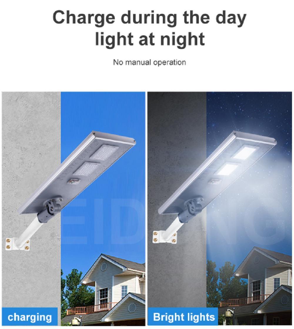High Quality Lithium Battery High Lumens LED Solar Street Light