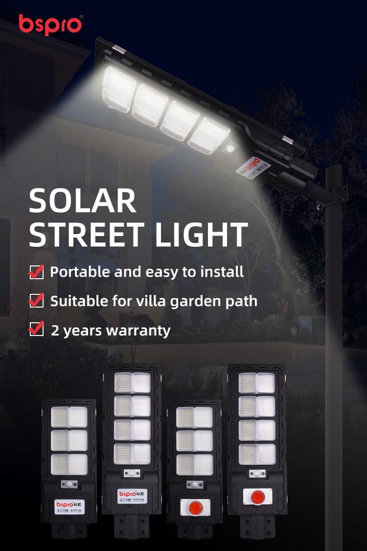 Bspro Waterproof IP65 Industrial Integrated Solar Outdoor Street Lights