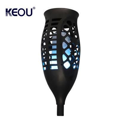 New RGB IP65 Outdoor Garden Torch Waterproof Smart Intelligent Multicolor Lamp Energy Battery Power LED Solar Flame Light