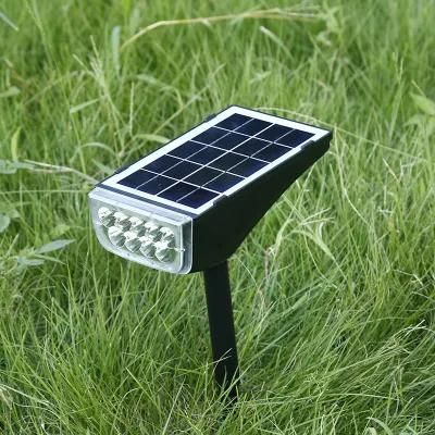 LED Solar Lawn Light Garden Landscape Light Outdoor Waterproof Floor Lamp Spotlight