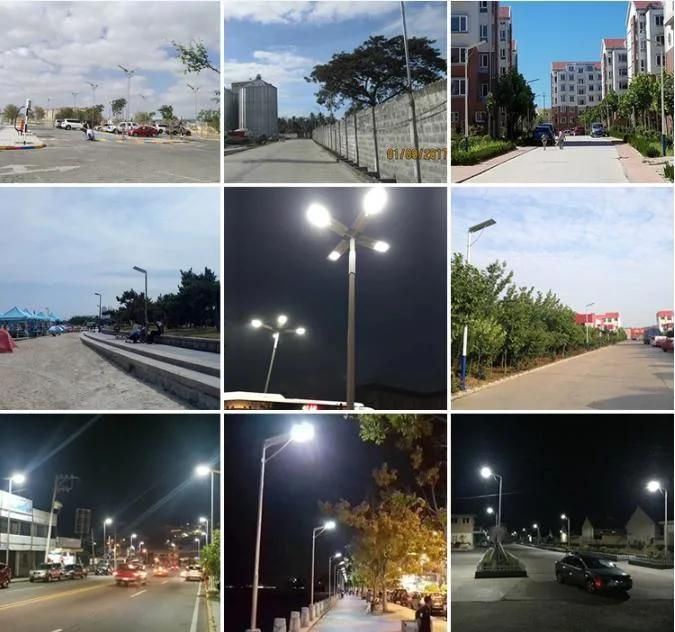 Durable Super-Thin 500W 20mm Body 50W Integrated Solar LED Street Light