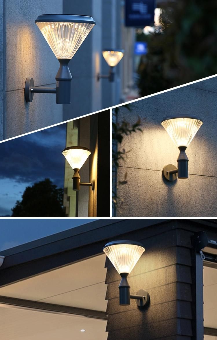 Bspro High Power Decorations Hot Selling Lighting All in One Outside Wall Lights Garden Wall Light