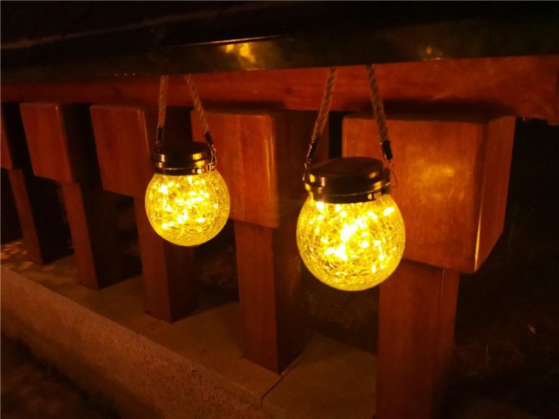 Outdoor Waterproof Wholesale Price Solar Hanging Lamp for Garden Windowsill Patio Trees